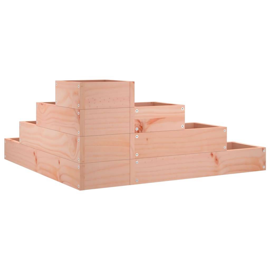 Jardinière, Bac à Fleurs, Pot De Fleurs 4 niveaux 80,5x79x36 cm bois de douglas massif P858 - Image 6