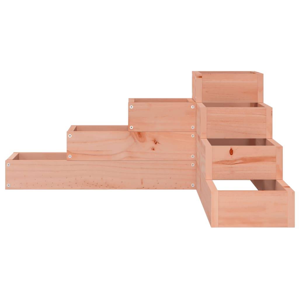 Jardinière, Bac à Fleurs, Pot De Fleurs 4 niveaux 80,5x79x36 cm bois de douglas massif P858 - Image 4
