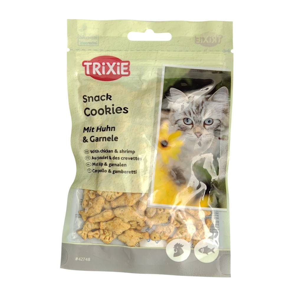 Trixie - Friandises Cookies au poulet et des crevettes 50 g pour chat - Image 4