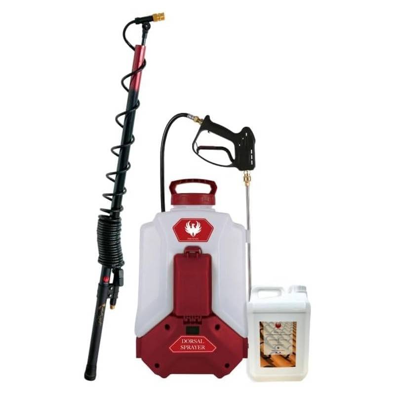 Pack DORSAL SPRAYER EVO PHOENIX 5,10 OU 20L HYDRO LEO avec la perche télescopique EVO de 5.4 m - 5 L - Image 2