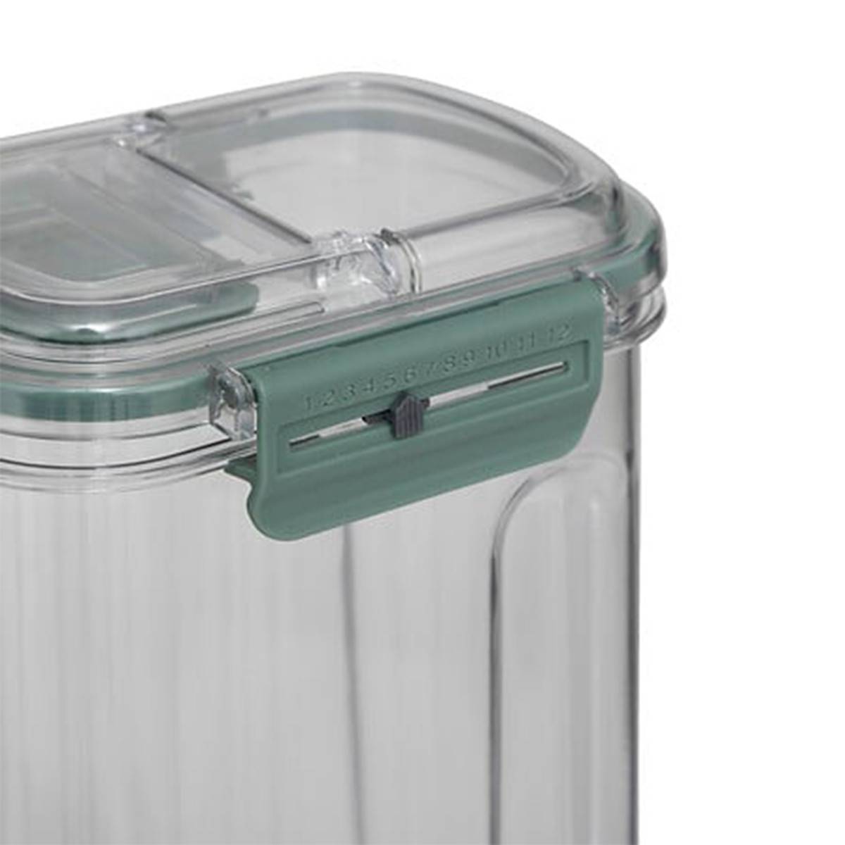 Boîte de Conservation Double Verseur "Neo" 1,6L Transparent - Image 3
