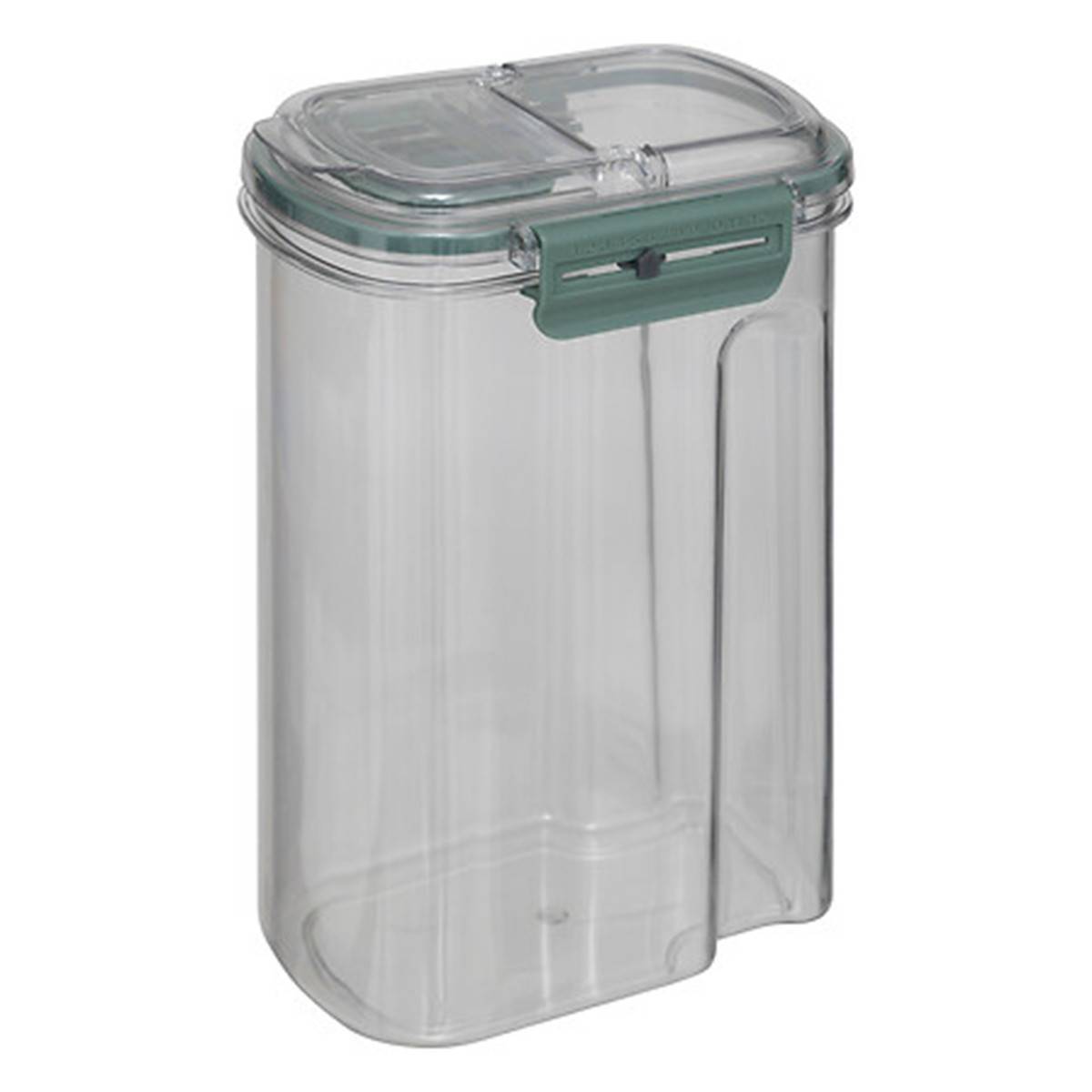 Boîte de Conservation Double Verseur "Neo" 1,6L Transparent - Image 1