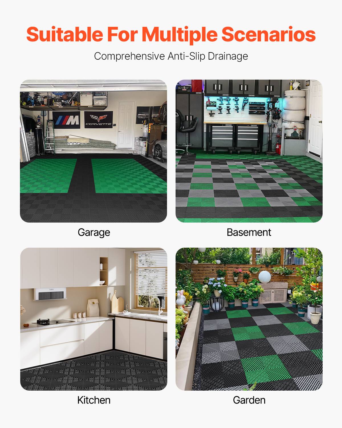 BGS 80193 Tapis Antidérapant PVC 200x56 Cm – Protection Établi, Tiroirs, Résistant Huile Eau, Découpable, Épaisseur 3 Mm