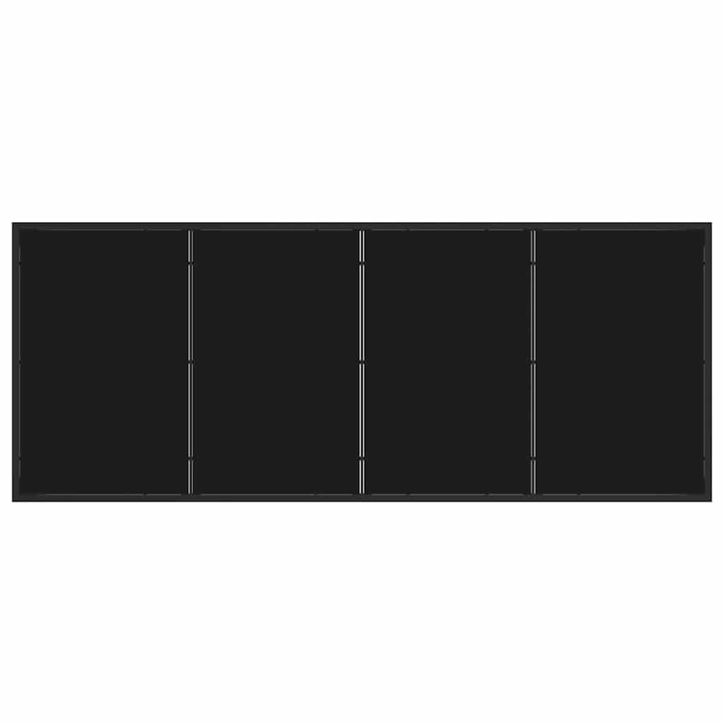 Vidaxl - Ensemble de salle à manger pour jardin 9 pcs Noir café vidaXL 3379274 - Image 9