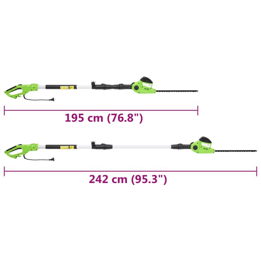 PANGIVO - Taille-haie électrique plastique métal vert et noir 242 x 16 x 9.5 cm - PANGIVO - Image 9