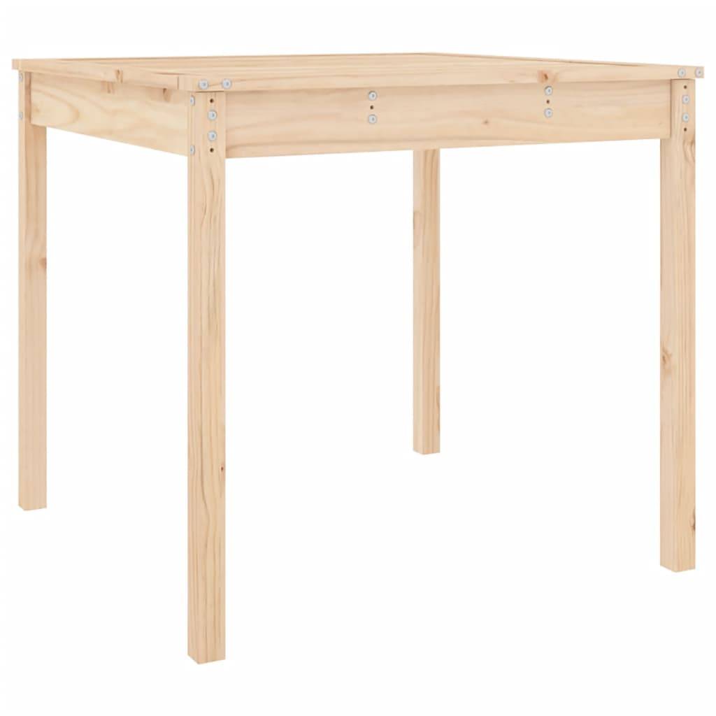 ComfortXL - Table de Jardin Carrée en Bois de Pin Massif Brut 82,5cm à Personnaliser pour 4 Personnes – ComfortXL Outdoor Living - Image 2