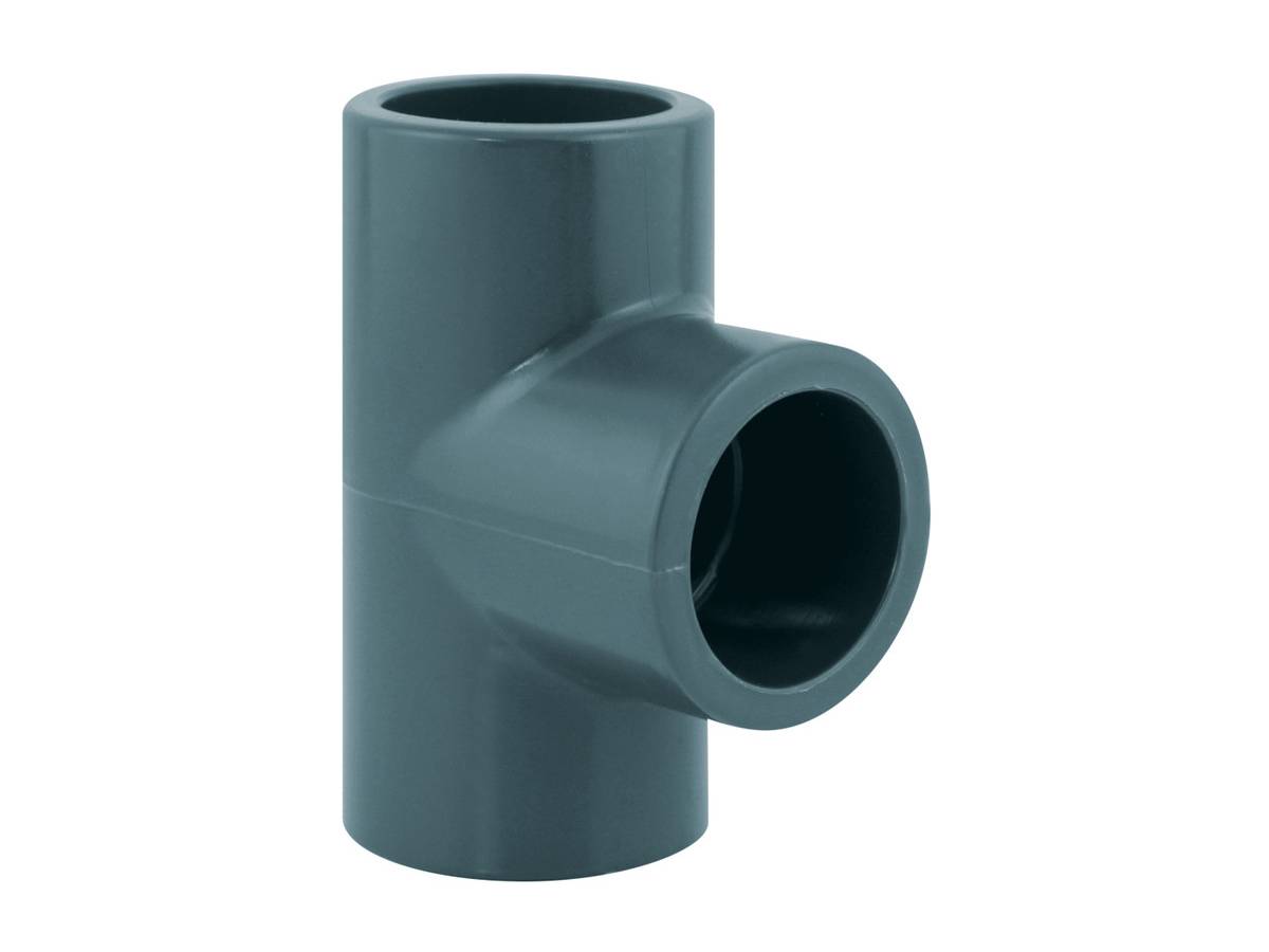 Fitt - Té égal PVC pression 90° Ø 50 mm - Fitt - Image 2