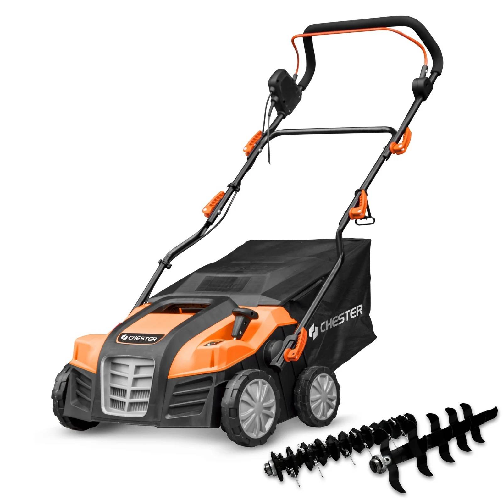 Chester - Scarificateur, Démousseur, Aérateur et Émousseur électrique 1800W CHESTER | 2 en 1 | Largeur 40cm | Entretien Gazon & Pelouse - Image 1