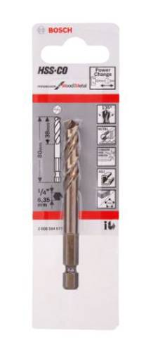 Bosch - Foret de centrage rectifié HSS-CO - BOSCH - 2608584676 - Image 2