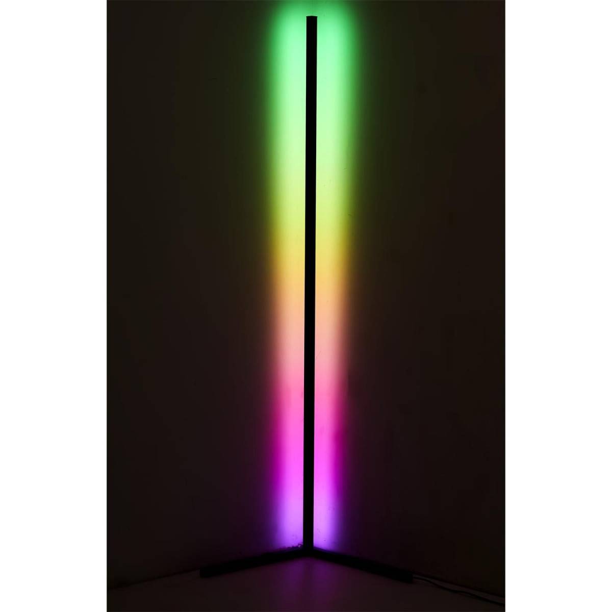 The Home Deco Factory - Lampe d'Angle Tube "LED" 140cm Noir - Image 7
