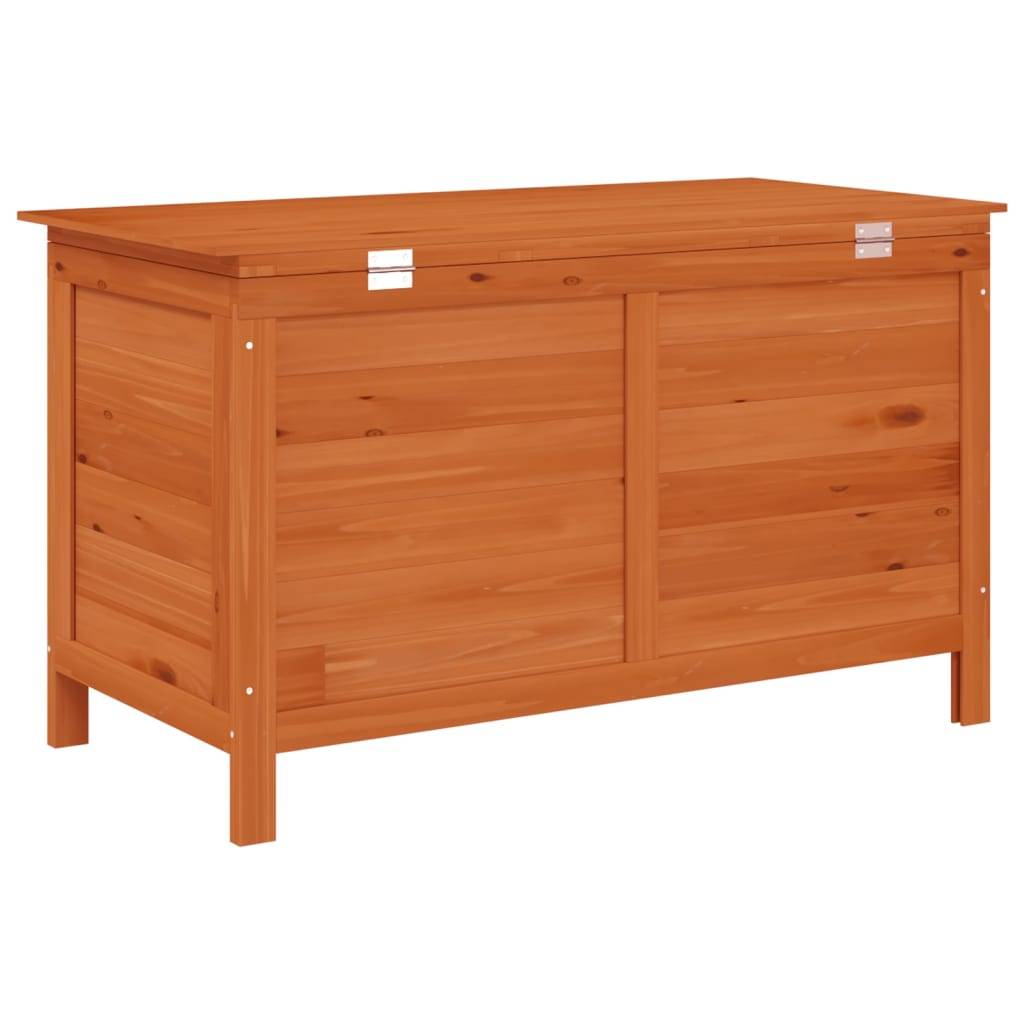 Coffre de rangement - Boîte de rangement extérieure - Coffre de jardin 100x50x58 cm bois massif sapin - Image 6