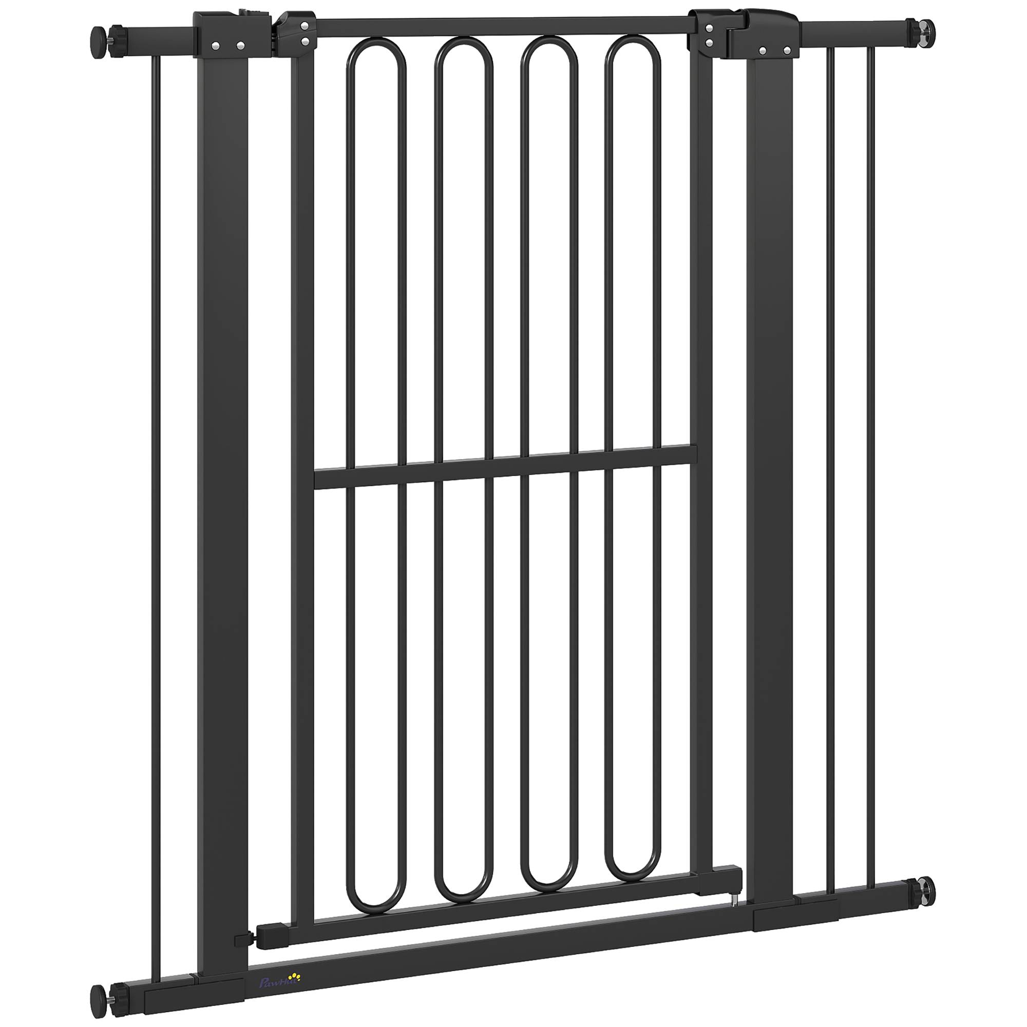 Sans Marque - Barrière de porte pour chien, 76-104 cm, sans perçage, pour escaliers - Image 2