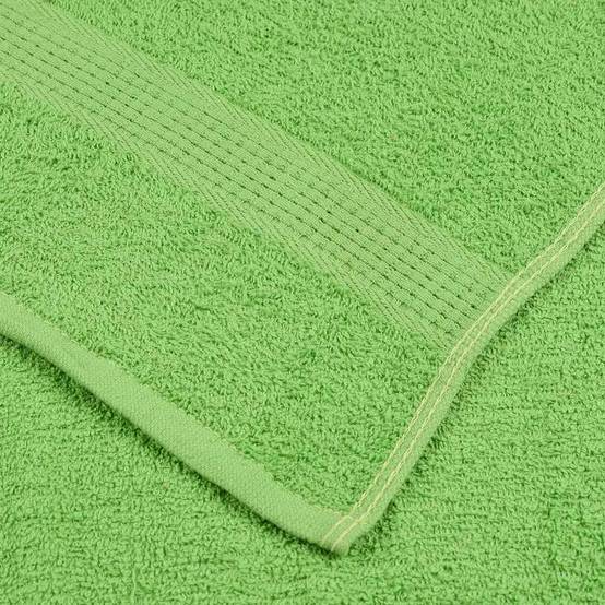 Ensemble de serviettes FROGN 12 pcs vert pomme 360 g/m² Maison Chic - Image 6