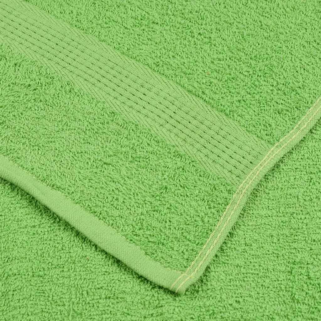 Ensemble de serviettes FROGN 12 pcs vert pomme 360 g/m² Maison Chic - Image 6