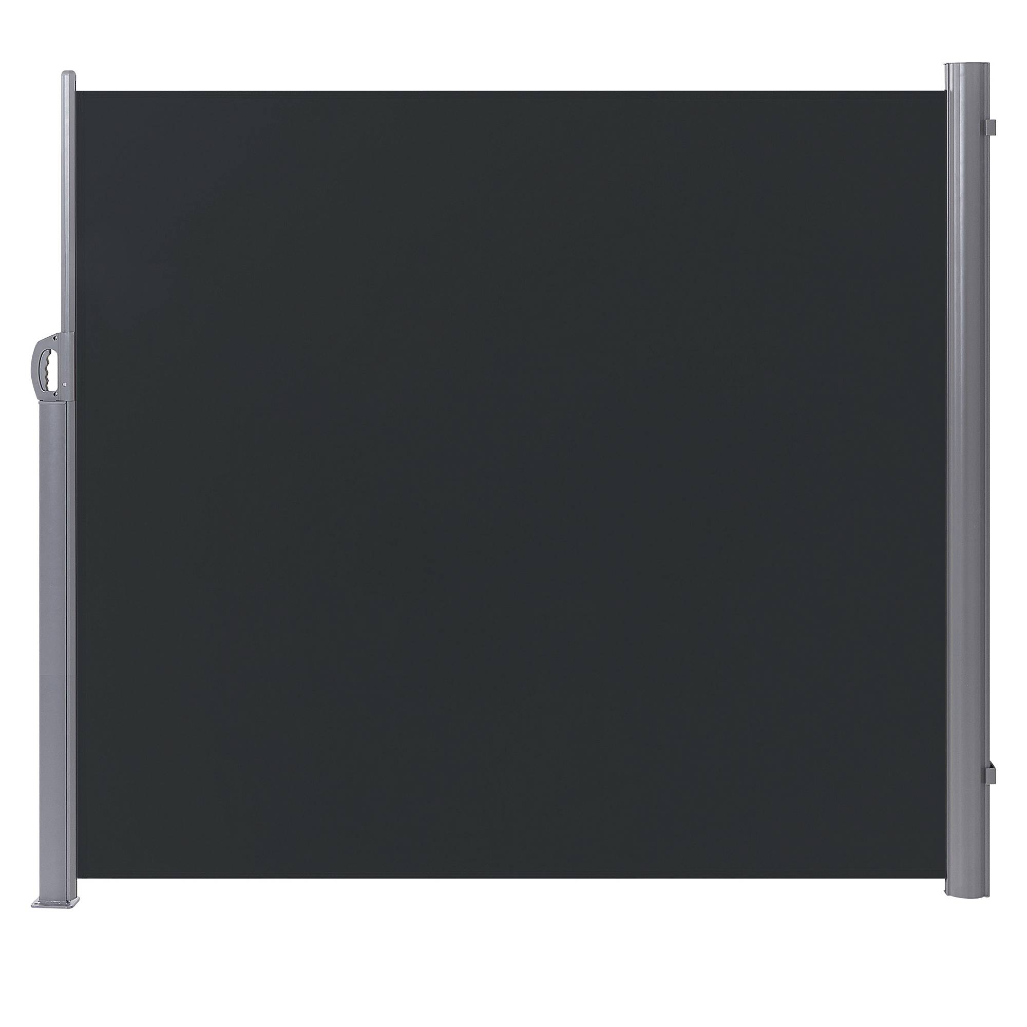 Beliani - Auvent de Jardin Latéral Rétractable 180 x 300 cm En Polyester Gris Foncé Pour Votre Espace Extérieur Jardin ou Terrasse Dorio Beliani - Image 1