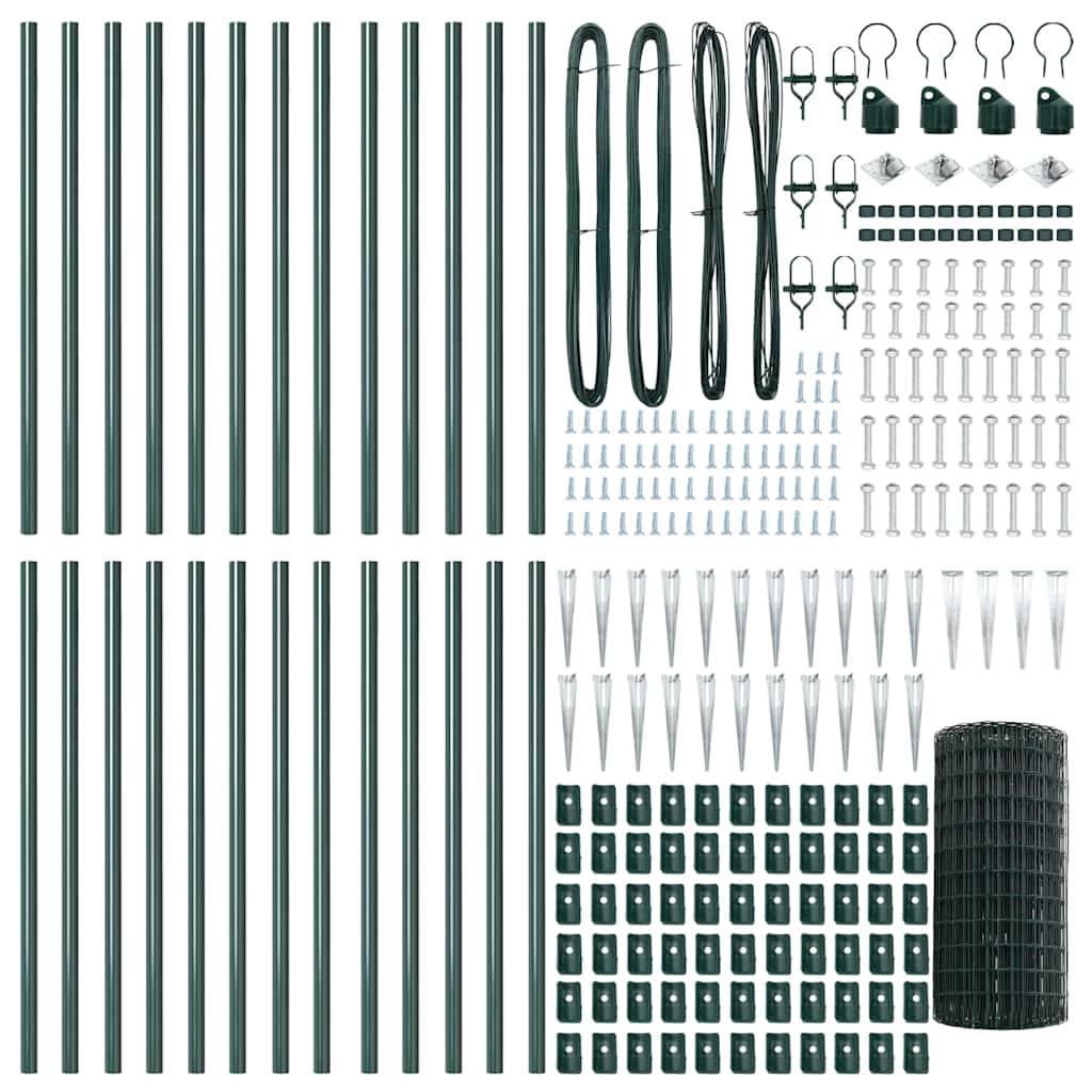 PANGIVO - Clôture acier et PVC verte 40 x 50 m, Poids :55.88kg - PANGIVO - Image 6