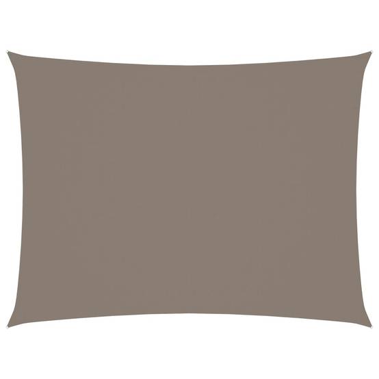 Helloshop26 - Voile toile d'ombrage parasol tissu oxford rectangulaire 5 x 6 m taupe - Image 1