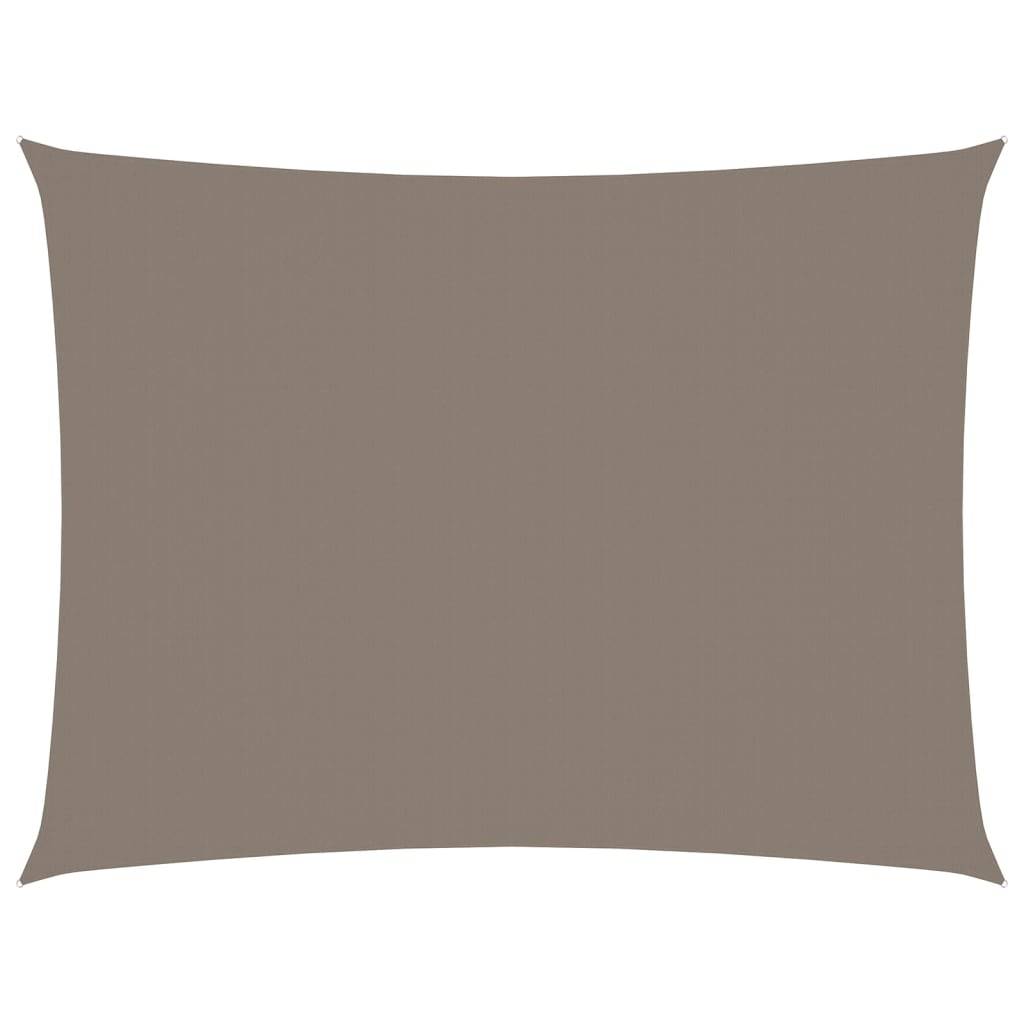 Helloshop26 - Voile toile d'ombrage parasol tissu oxford rectangulaire 5 x 6 m taupe - Image 1