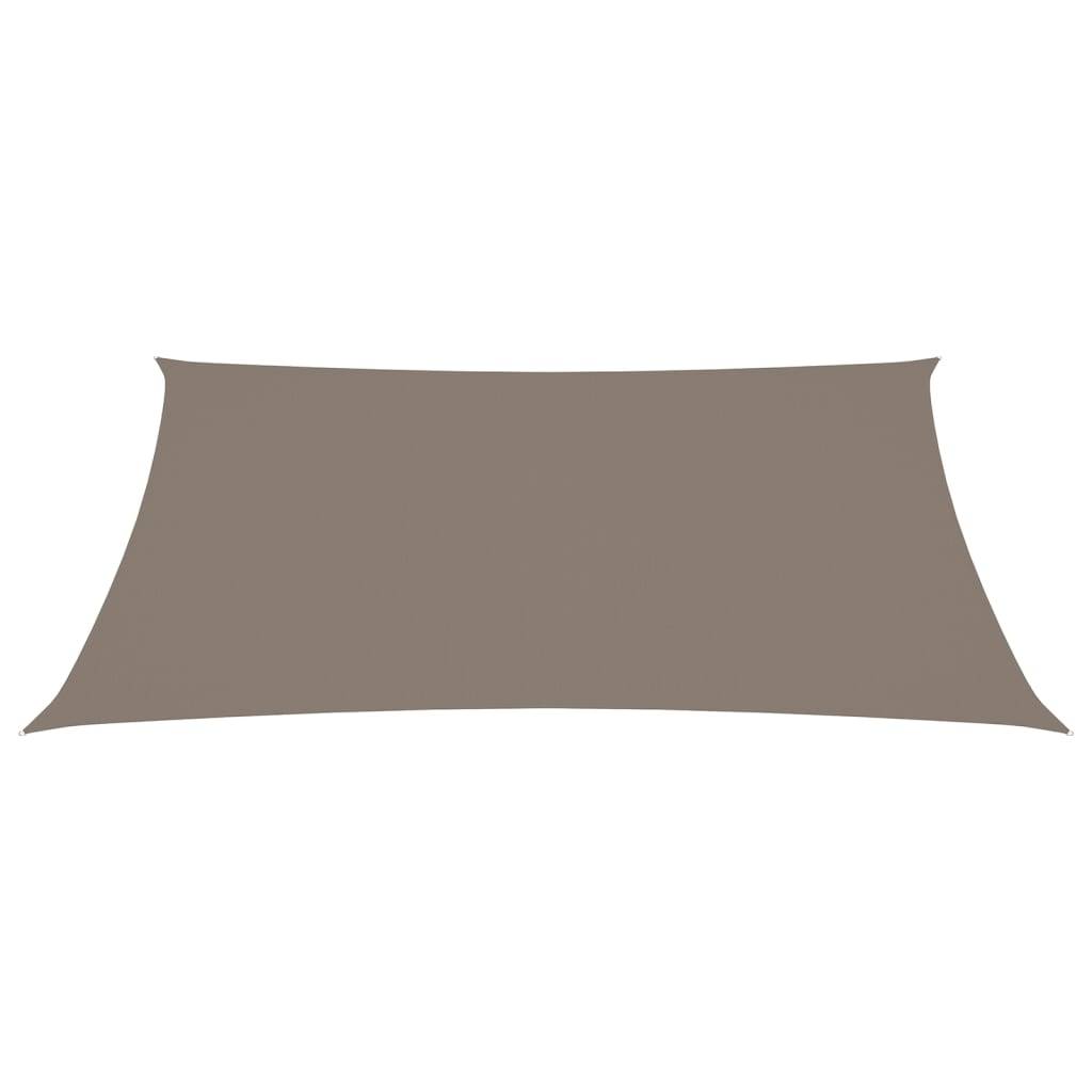 Helloshop26 - Voile toile d'ombrage parasol tissu oxford rectangulaire 5 x 6 m taupe - Image 2