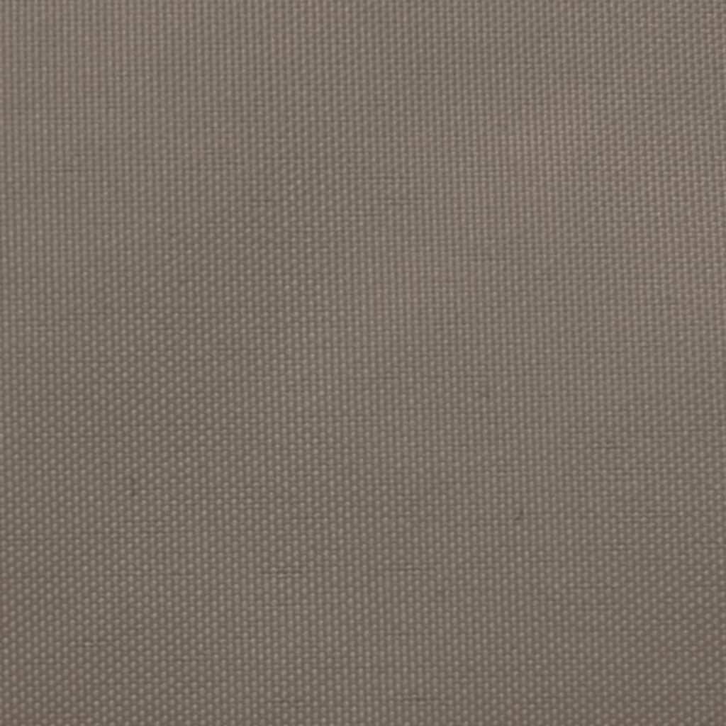 Helloshop26 - Voile toile d'ombrage parasol tissu oxford rectangulaire 5 x 6 m taupe - Image 3