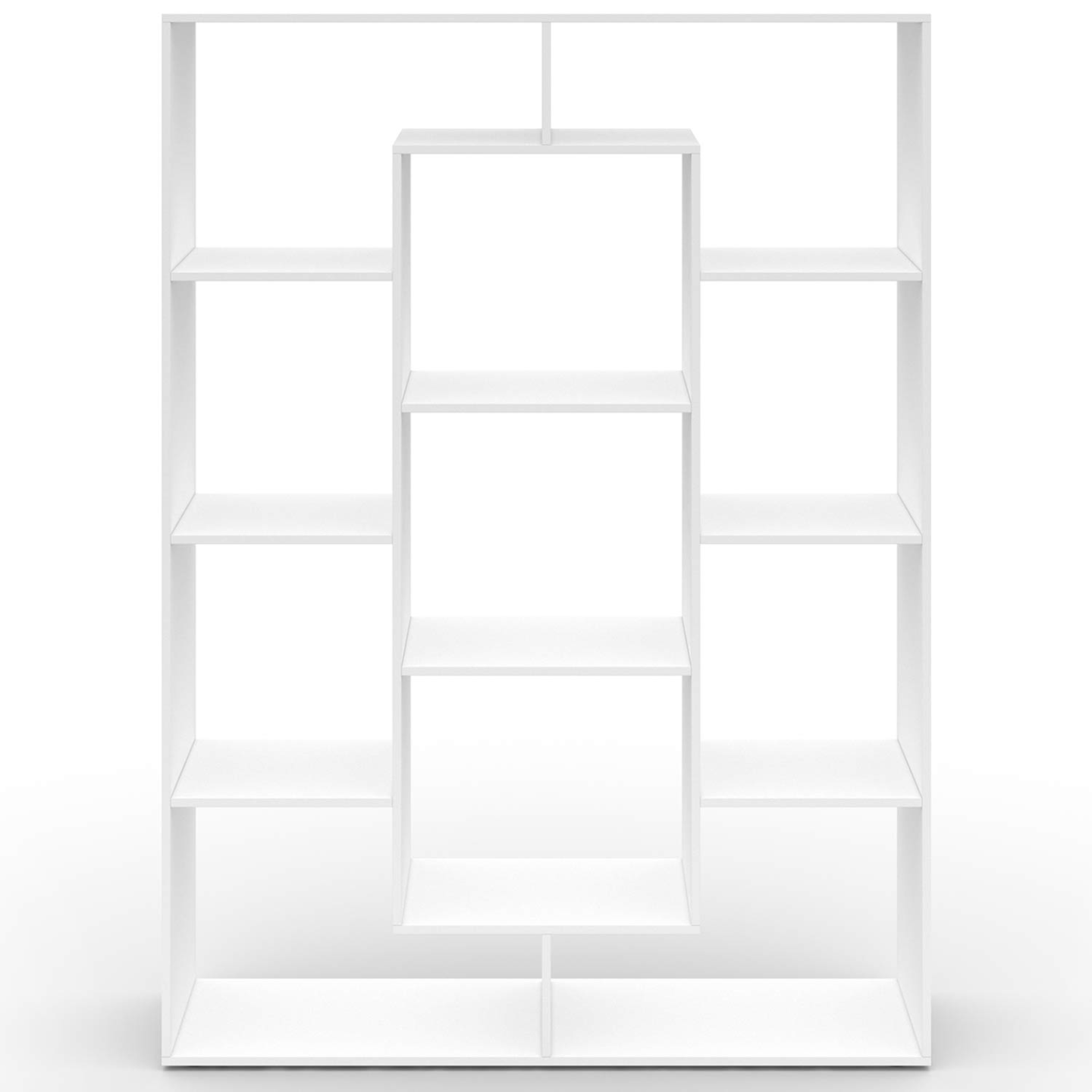 Etagère bibliothèque COLETTE avec 11 compartiments blanc 143 cm - Image 3