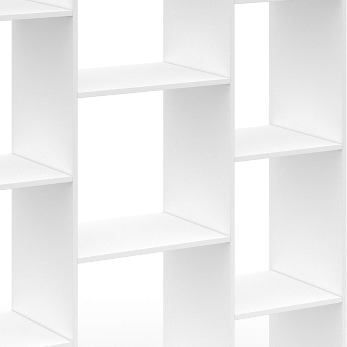 Etagère bibliothèque COLETTE avec 11 compartiments blanc 143 cm - Image 5