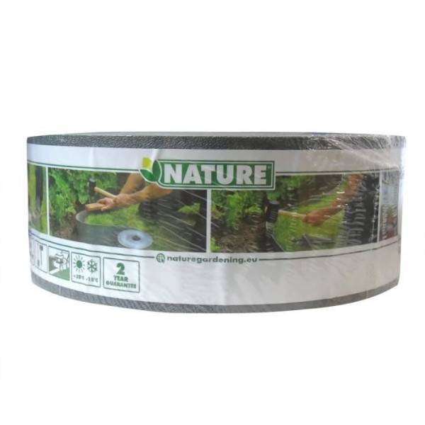 Bordure de jardin en polyéthylene gris H7,5 cm x 10 m - NATURE - Image 6