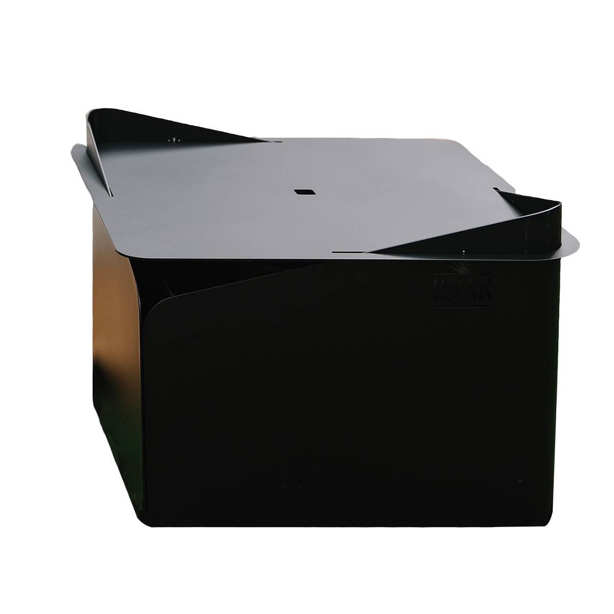 Brasero à bois + plateau 79x69cm LEVANT + PLATEAU NOIR Krak - Image 1