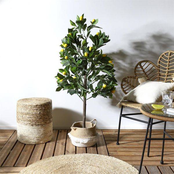 The Home Deco Factory - Citronnier artificiel en pot 120 cm The Home Deco Factory - Image 2