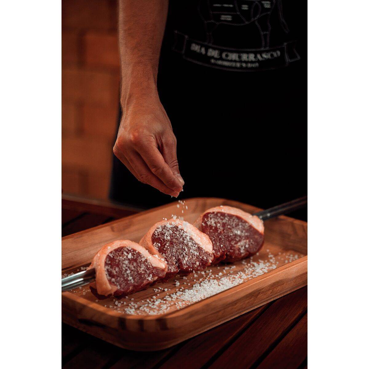 Broche Tramontina Churrasco inox et bois 65cm - Image 5