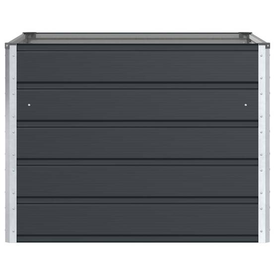 Vidaxl - Jardinière Anthracite 100 x 100 x 75 cm Acier vidaXL 42018183 - Image 5