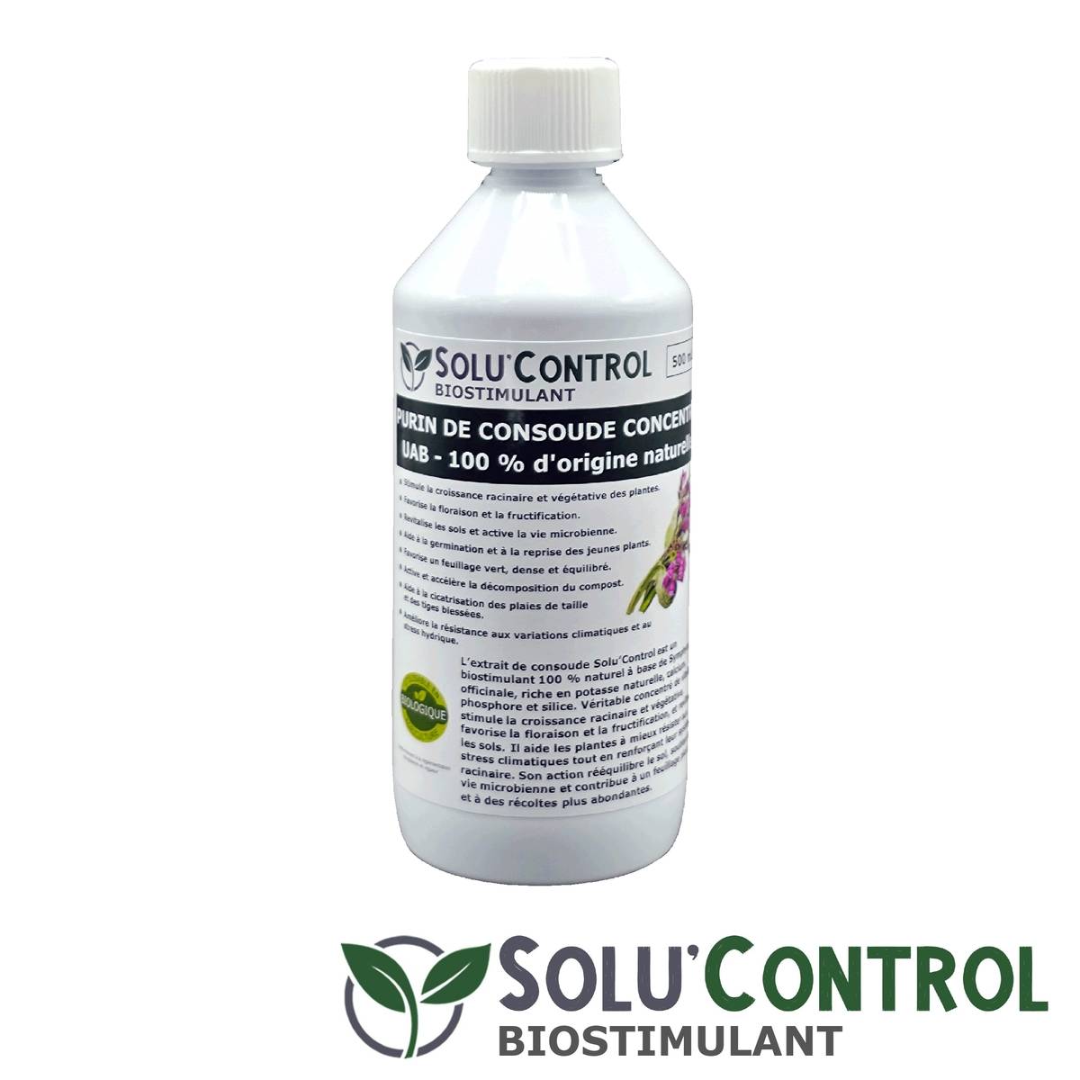 Tout pour les nuisibles - SOLU'CONTROL - Purin de Consoude - 500 ml Concentré Biostimulant Racinaire, Favorise la Croissance et la Floraison - Image 2