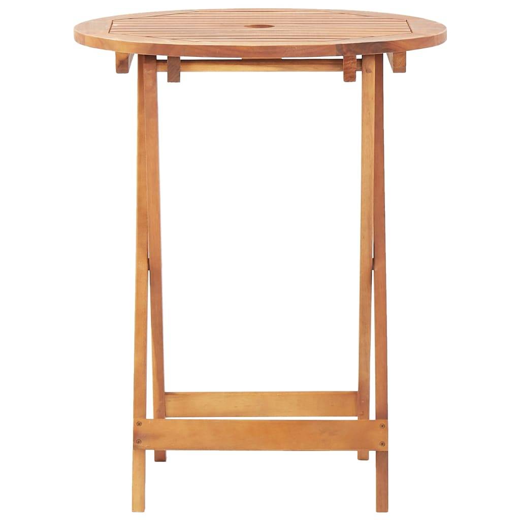 Maison Chic - Ensemble 3 pcs de bistro - Salon De Jardin - Mobilier extérieur anthracite tissu et bois massif MI473 - Image 6