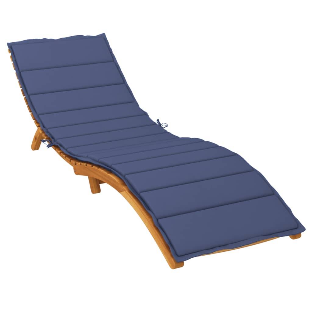 Coussin Bain de soleil | Coussin de chaise longue bleu marine tissu oxford Maison Chic - Image 3
