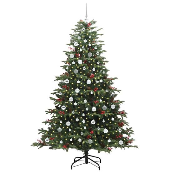 ComfortXL - Sapin Artificiel Réaliste 210 cm, Kit Lumineux LED avec 120 Boules pour une Ambiance Festive – ComfortXL Outdoor Living - Image 3