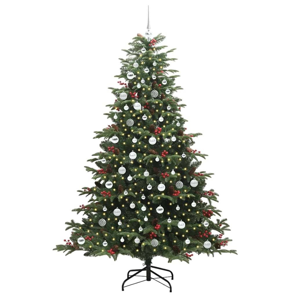 ComfortXL - Sapin Artificiel Réaliste 210 cm, Kit Lumineux LED avec 120 Boules pour une Ambiance Festive – ComfortXL Outdoor Living - Image 3