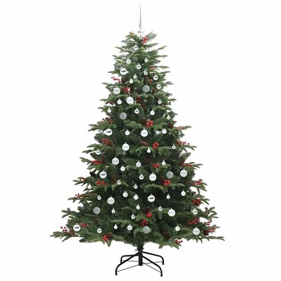 ComfortXL - Sapin Artificiel Réaliste 210 cm, Kit Lumineux LED avec 120 Boules pour une Ambiance Festive – ComfortXL Outdoor Living - Image 4
