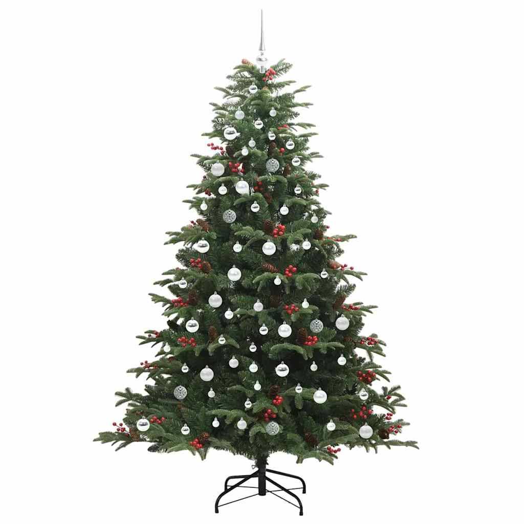ComfortXL - Sapin Artificiel Réaliste 210 cm, Kit Lumineux LED avec 120 Boules pour une Ambiance Festive – ComfortXL Outdoor Living - Image 4