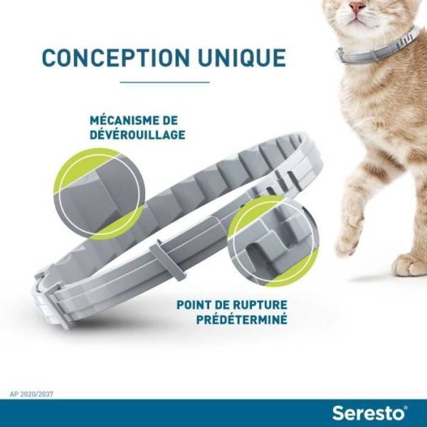 Seresto - SERESTO Chat Collier Anti-Puces et Anti-Tiques - Protection 7a 8 mois - Image 4