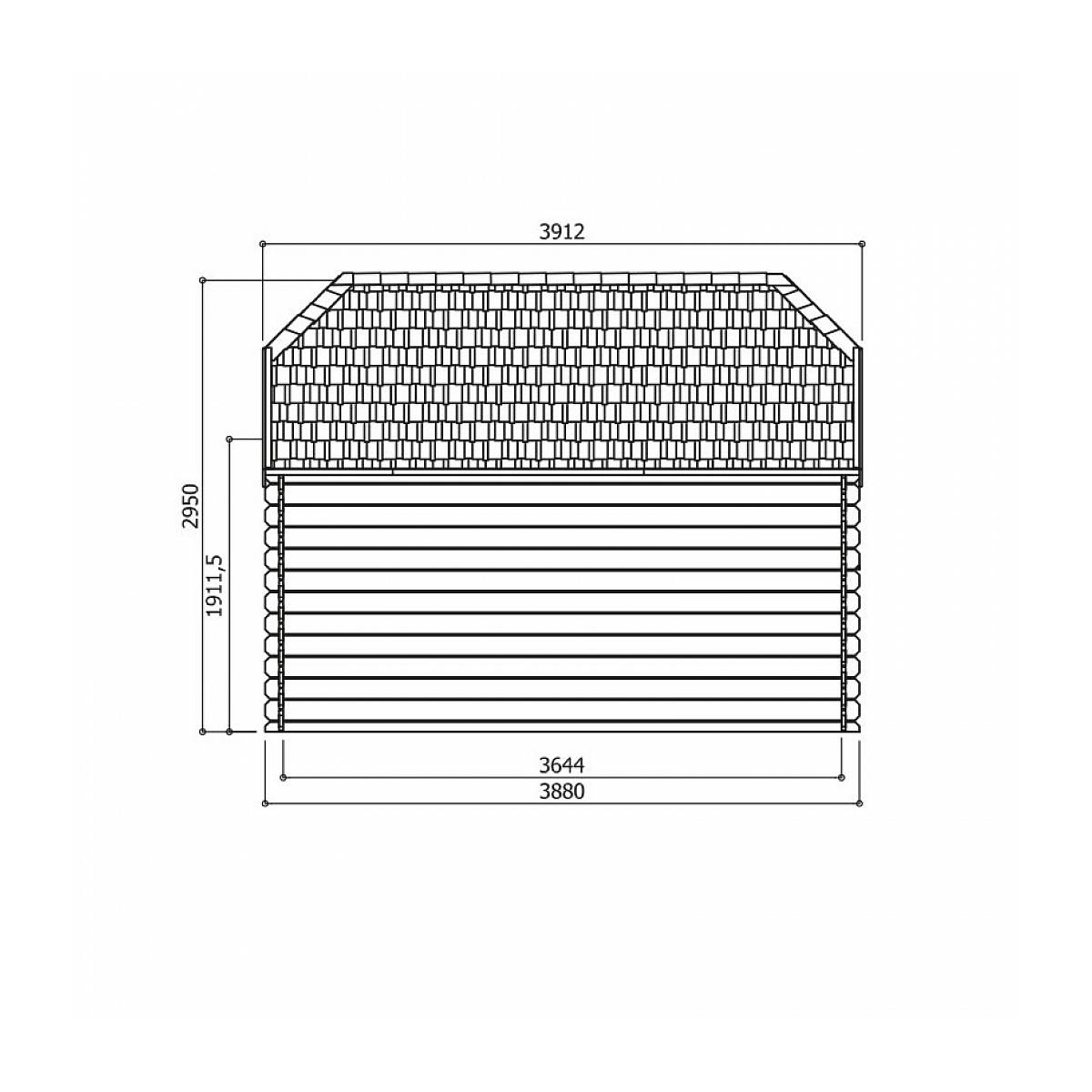 Abri de Jardin SOLID LIMERICK 2980X3880 en Épicéa avec Sécurité Enfant - Image 4