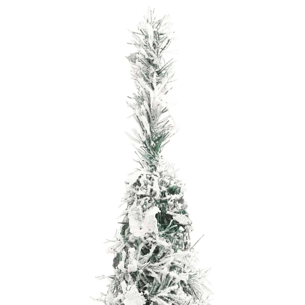 ComfortXL - Grand Sapin de Noël Escamotable Floconné Pré-éclairé 200 LED 210 cm – ComfortXL Outdoor Living - Image 7