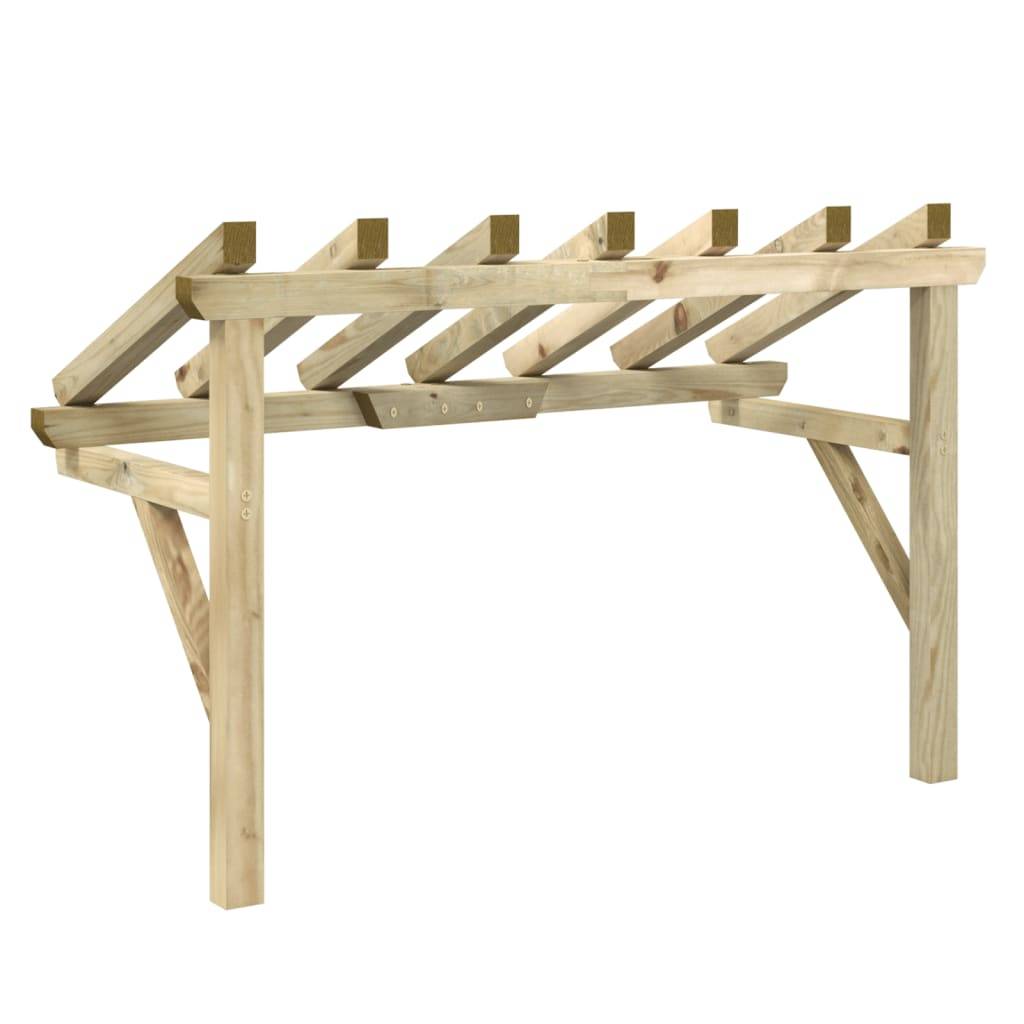 Vidaxl - Auvent de porte 200x100x100 cm Bois de pin solide vidaXL 49454 - Image 7