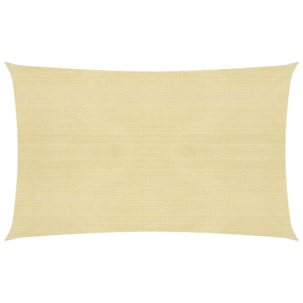 Helloshop26 - Voile d'ombrage 160 g/m² beige 2,5 x 5 m pehd - Image 1