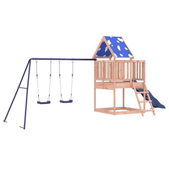 Aire de jeux d'extérieur - Jeu Plein air enfant bois massif de douglas rj40 - Image 1