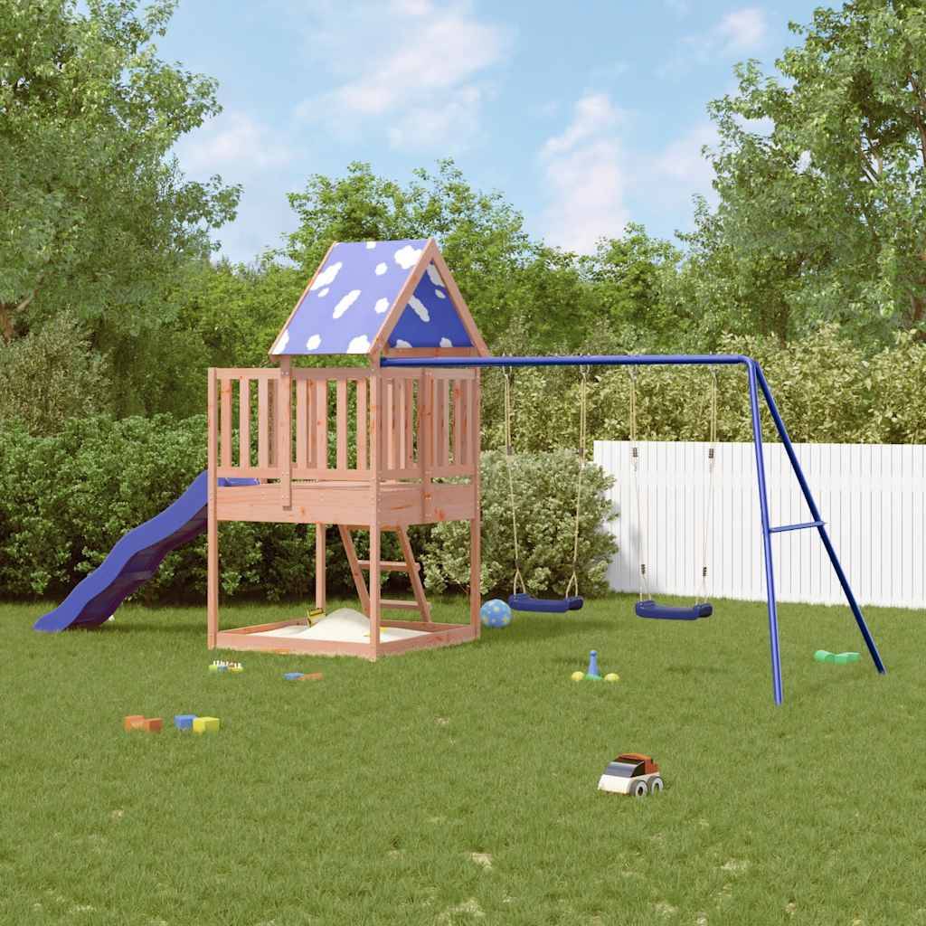 Aire de jeux d'extérieur - Jeu Plein air enfant bois massif de douglas rj40 - Image 2