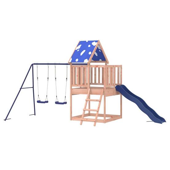 Aire de jeux d'extérieur - Jeu Plein air enfant bois massif de douglas rj40 - Image 3