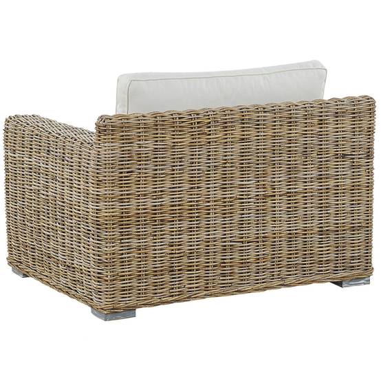 Fauteuil Rotin Marron clair ARDEA - Beliani - Image 4
