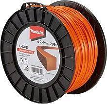 Fil carré Square Trim+ MAKITA 2,4 mm x 206 m - E-02820