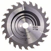 Bosch - Lame de scie circulaire BOSCH Optiline Wood Ø 20mm - 160X20/16X2.6 - 24D ALT - 2 608 640 596 - Image 1