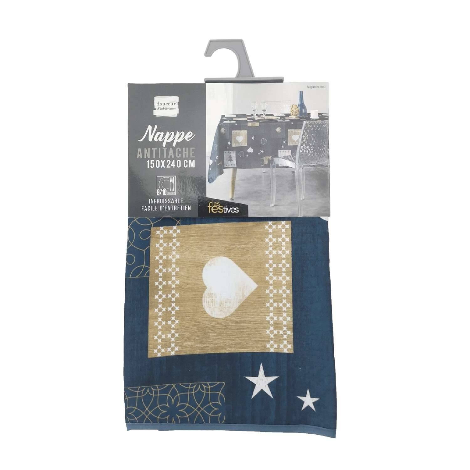 Sans Marque - Nappe rectangulaire antitache et infroissable - Douceur d'intérieur - Image 4